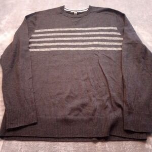 Smartwool Sparwood Crew Neck Pullover Sweater‎ Charcoal Gray K Mens Size L Large